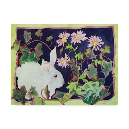 Carissa Luminess 'Kiss That Frog' Canvas Art,24x32